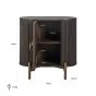 Luxor 1-Door Nightstand