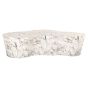 Rockyard Faux White Marble Coffee Table
