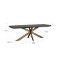 Cambon Danish Oval Dining Table 230cm by Richmond Interiors | Style Our Home 
