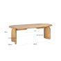 Fairmont Natural Dining Table 270cm by Richmond Interior | Style Our Home 
