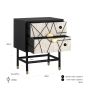 Novas 2-Drawers Nightstand by Richmond Interiors | Style Our Home 