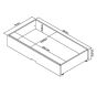 Ashby Soft Grey Underbed Storage Drawer - Style Our Home