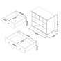 Bentley Designs Ashby Soft Grey 2+2 Drawer Chest - Style Our Home