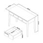 Bentley Designs Ashby Soft Grey Dressing Table - Style Our Home