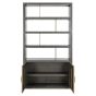 Rivertree 3-Shelves 2-Doors Display Cabinet