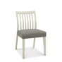 Bergen Grey Washed Oak & Soft Grey Low Slatted Titanium Dining Chair (a pair) - Style Our Home