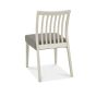 Bergen Grey Washed Oak & Soft Grey Low Slatted Titanium Dining Chair (a pair) - Style Our Home