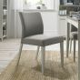 Bergen Grey Washed Oak & Soft Grey Upholstered Titanium Dining Chair (a pair) - Style Our Home