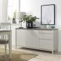 Bergen Grey Washed Oak & Soft Grey Wide Sideboard - Style Our Home