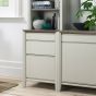 Bergen Grey Washed Oak & Soft Grey Filing Cabinet - Style Our Home