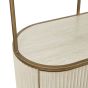 Tivoli 2-Doors 3 Open Shelves Display Cabinet