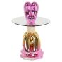 Usha with Glass End Table