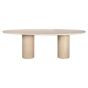 Renaissance Organic Italian Travertine Dining Table