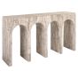 La Rague Natural Grey Travertine Console by Richmond Interiors | Style Our Home