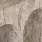 La Rague Natural Grey Travertine Console