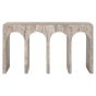 La Rague Natural Grey Travertine Console