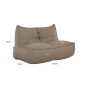 Scoppios Taupe Outdoor Lounge Chair