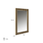 Mirror Ironville rectangular (Gold) by  Richmond Interiors | Style Our Home