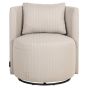 Marlin Beige Outdoor Swivel Dining Chair