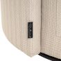 Marlin Beige Outdoor Swivel Dining Chair