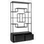 Bonvoy Black 2-Drawers Display Cabinet