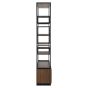 Bonvoy Brown 2-Drawers Display Cabinet