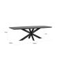 Bonvoy Black 235cm Dining Table