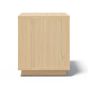 Ella Light Oak Melamine / White Side Table 40 | Style Our Home
