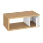 Berlin Oak (Veneer) / Pure White Coffee Table | Style Our Home
