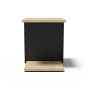 Albi Light Oak / Black Side Table | Style Our Home
