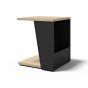 Albi Light Oak / Black Side Table | Style Our Home
