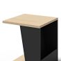 Albi Light Oak / Black Side Table | Style Our Home
