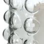 Bobble Clear Glass Candle Holder Small 18cm