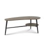 Vintage Weathered Oak Shaped Coffee Table - Style Our Home
