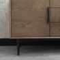 Vintage Weathered Oak Wide Sideboard - Style Our Home