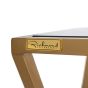 Paramount Brushed Gold Sofa Table 