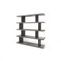 Step Concrete & Pure Black High Shelving Unit - Style Our Home