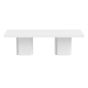 Dusk 002 High Gloss White Dining Table - Style Our Home