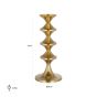 Candle Holder Ayden Big (Gold) by  Richmond Interiors | Style Our Home