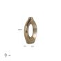 Vase Alma small (Brushed Gold) by  Richmond Interiors | Style Our Home