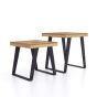 Heritage Agra Nest of 2 Tables