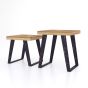 Heritage Agra Nest of 2 Tables