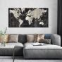 World Traveller Map Framed Canvas  by Gallery Living | Style Our Home