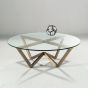 Angle Circular Coffee Table by Chelsea Furniture | Style Our Home