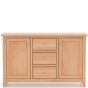 Arlyn Natual Oak 2 Door 3 Drawer Sideboard by Hertiance Furniture | Style Our Home