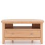 Arlyn Natual Oak Corner TV Cabinet by Hertiance Furniture | Style Our Home
