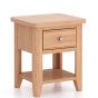 Arlyn Natual Oak Lamp Table by Hertiance Furniture | Style Our Home