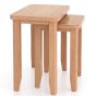 Arlyn Natual Oak Nest of 2 Tables by Hertiance Furniture | Style Our Home