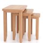 Arlyn Natual Oak Nest of 3 Tables by Hertiance Furniture | Style Our Home
