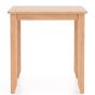 Arlyn Natual Oak Square Dining Table by Hertiance Furniture | Style Our Home